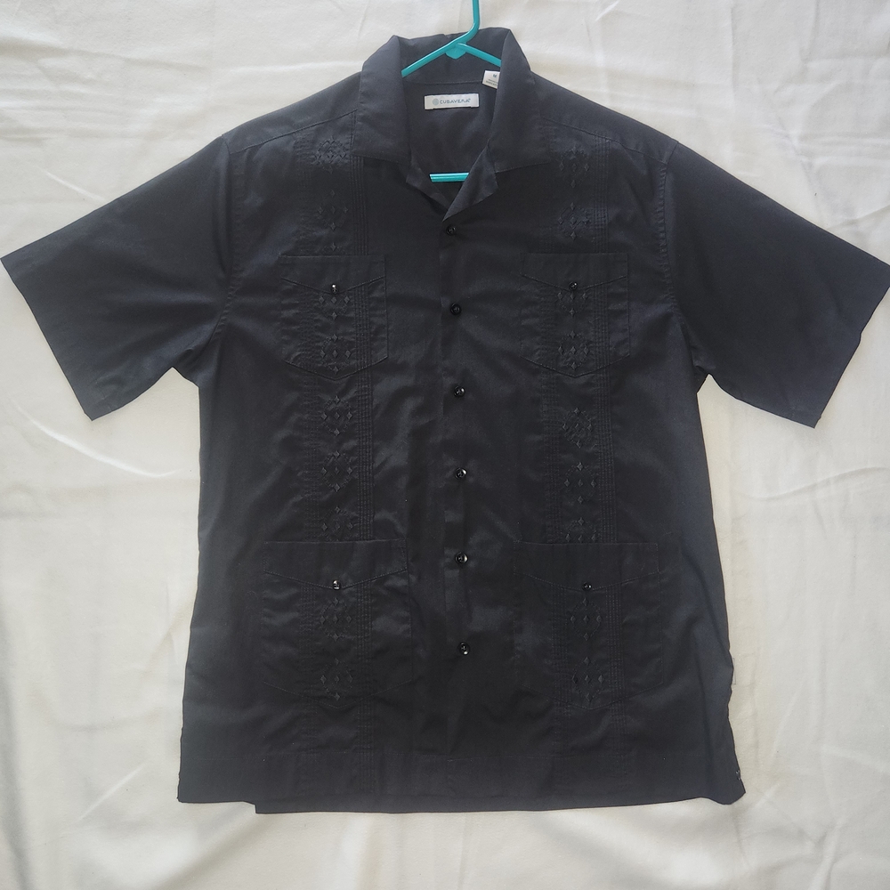 Men's Black Short Sleeve Shirt